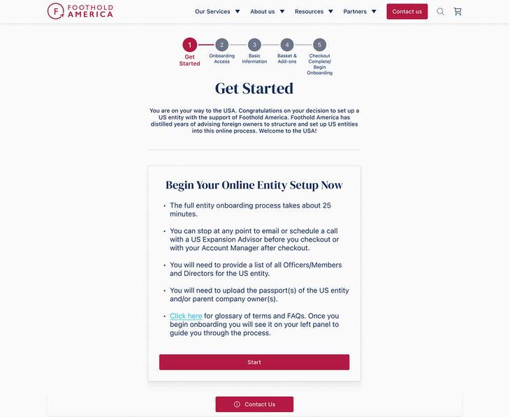 Responsive 13-step checkout form